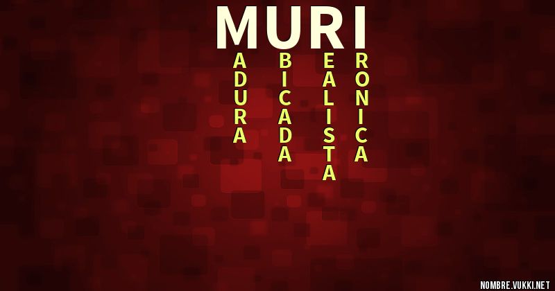 Acróstico muri