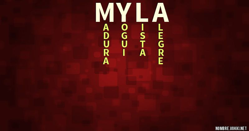 Acróstico myla