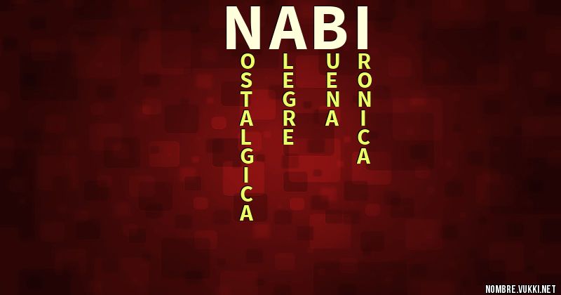 Acróstico nabi