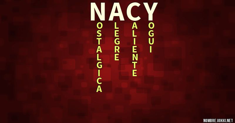 Acróstico nacy