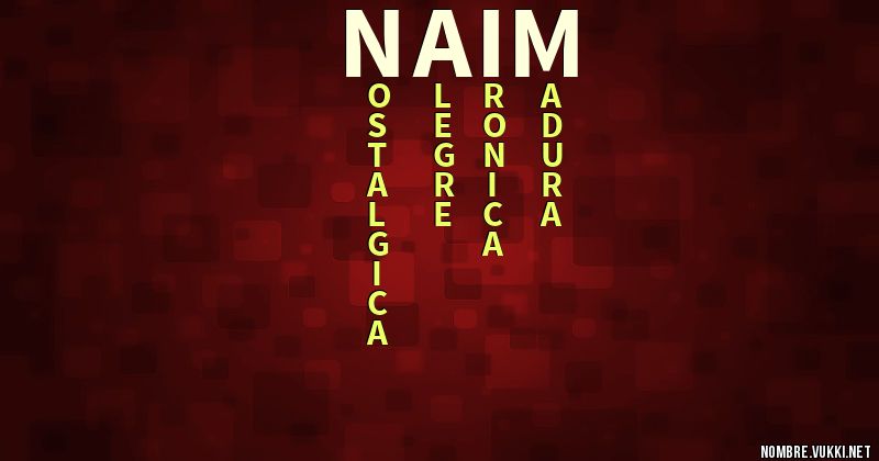 Acróstico naim