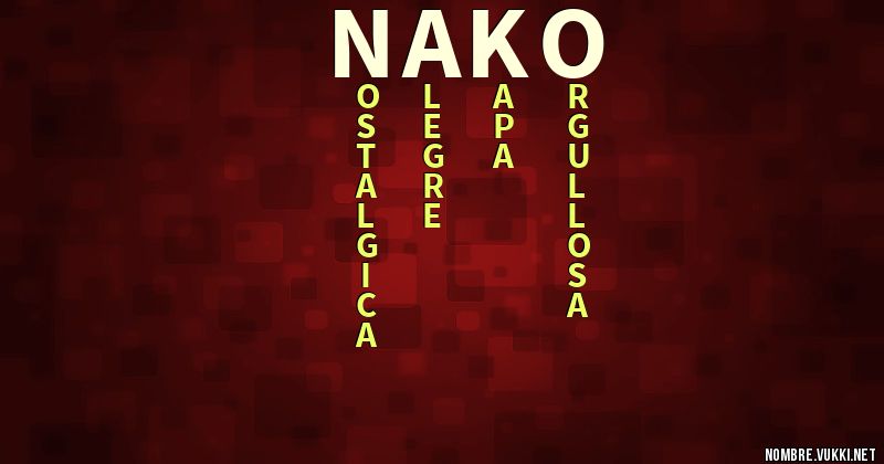 Acróstico nako