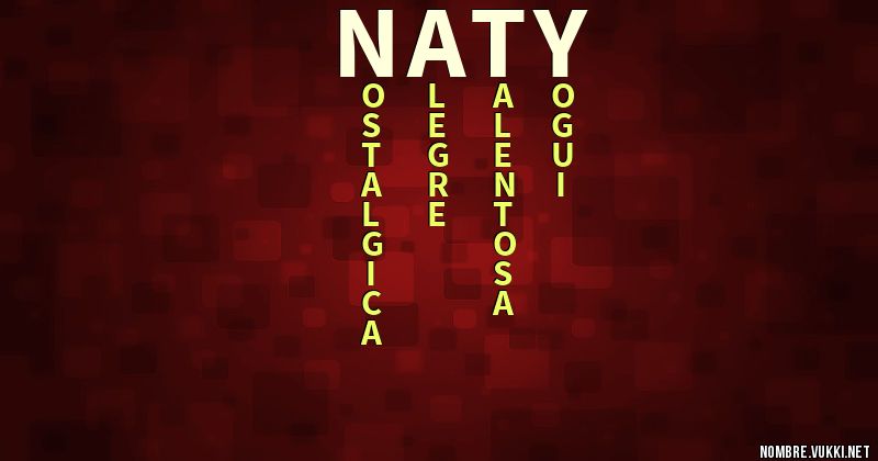 Acróstico naty