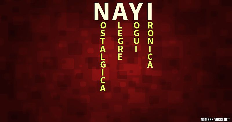 Acróstico nayi