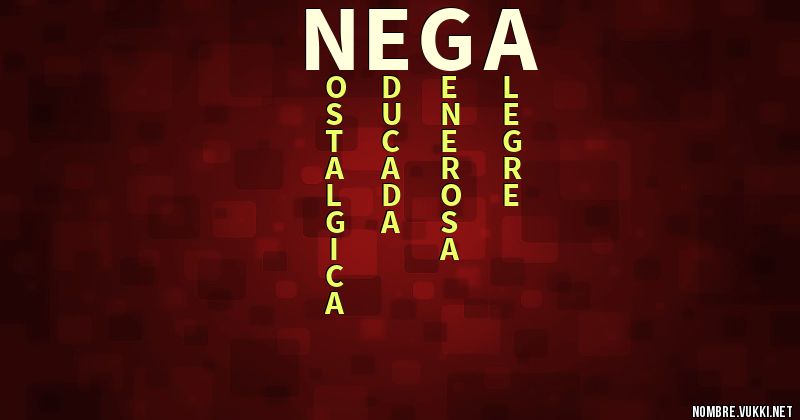 Acróstico nega