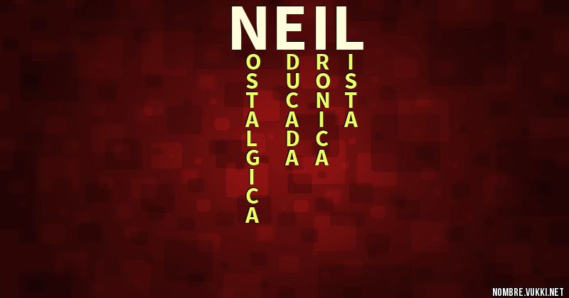 Acróstico neil