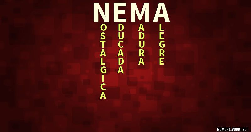 Acróstico nema