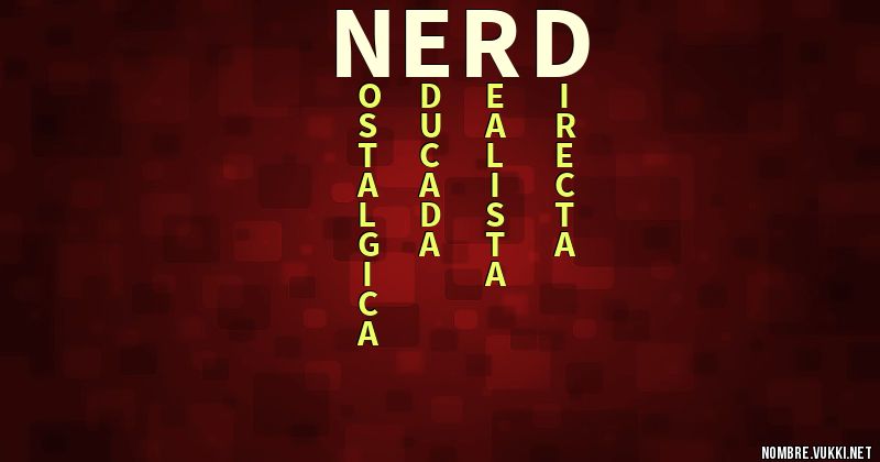 Acróstico nerd