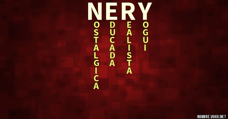Acróstico nery