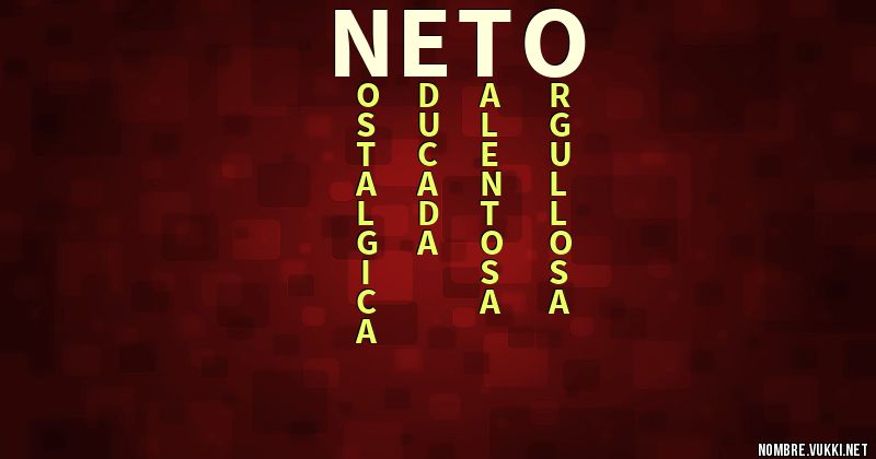 Acróstico neto