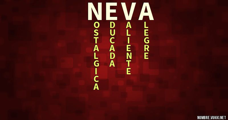 Acróstico neva