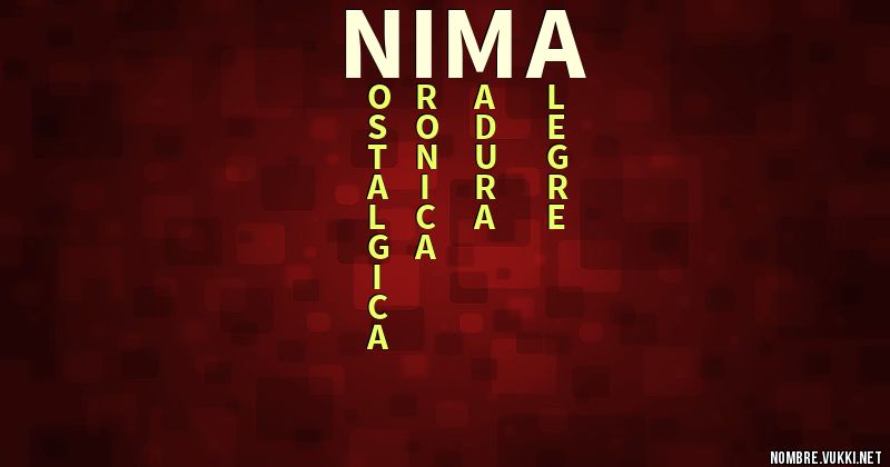 Acróstico nima