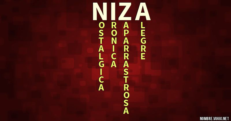 Acróstico niza