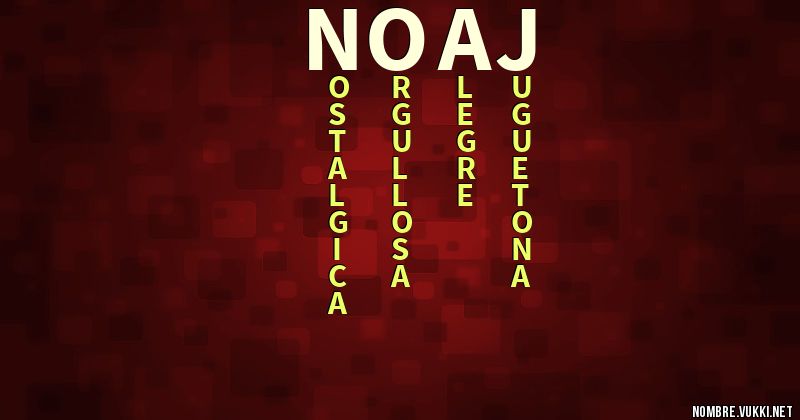 Acróstico noaj