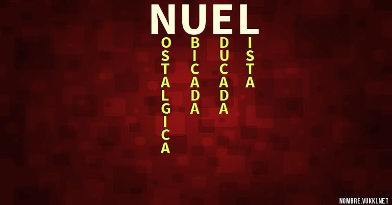 Acróstico nuel