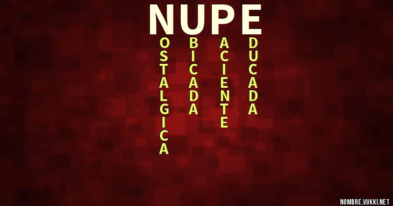 Acróstico nupe