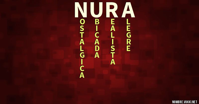 Acróstico nura