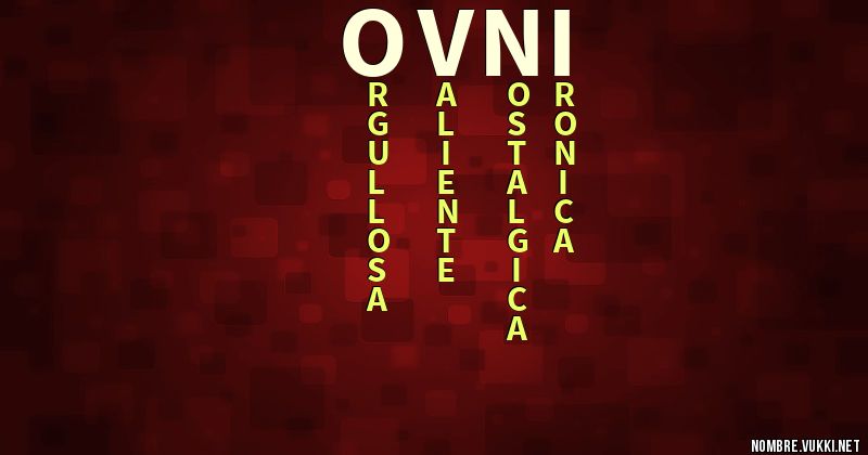 Acróstico o.v.n.i