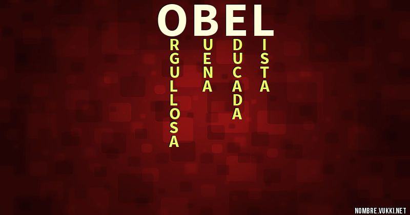 Acróstico obel