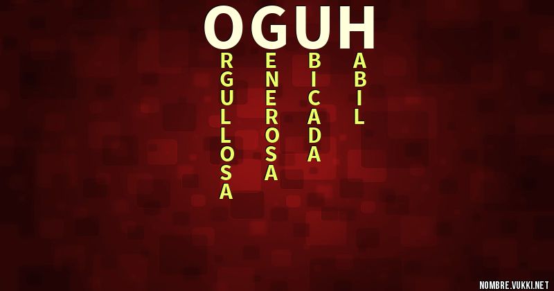 Acróstico oguh
