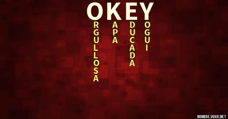 Acróstico okey