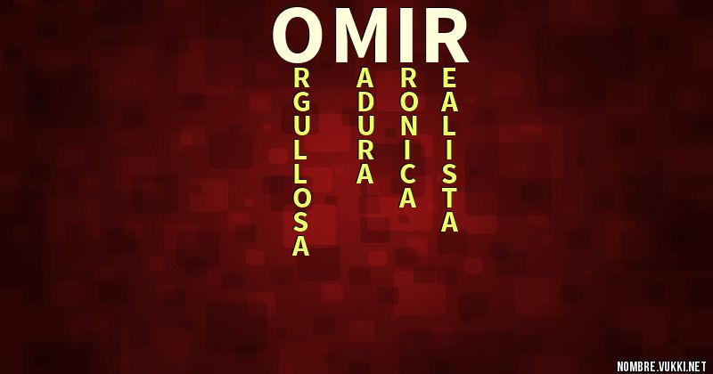 Acróstico omir