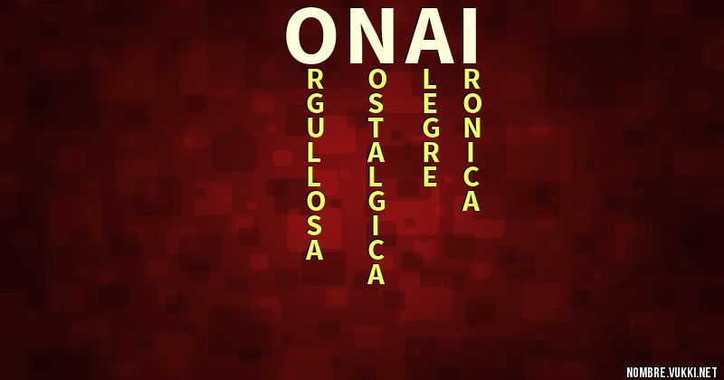 Acróstico onai