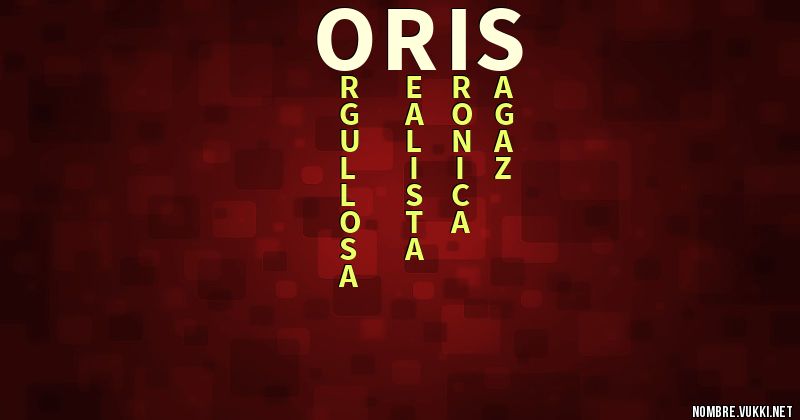 Qu significa oris