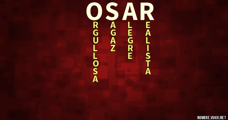 Acróstico osar
