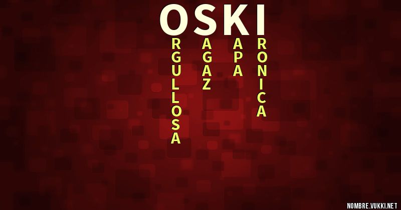 Acróstico oski