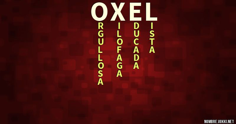 Acróstico oxel