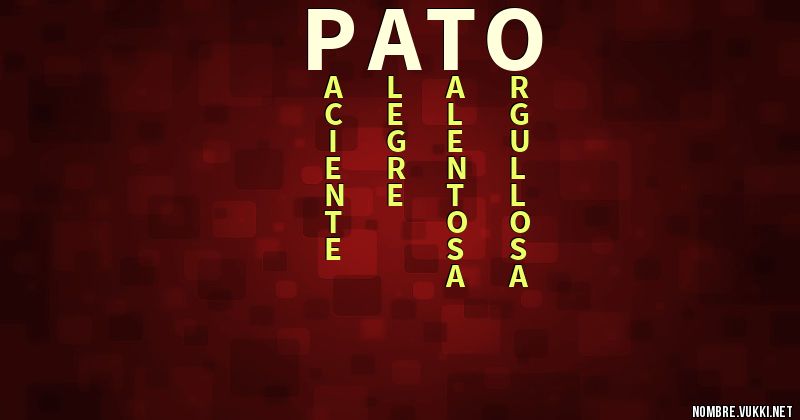 Acróstico pato