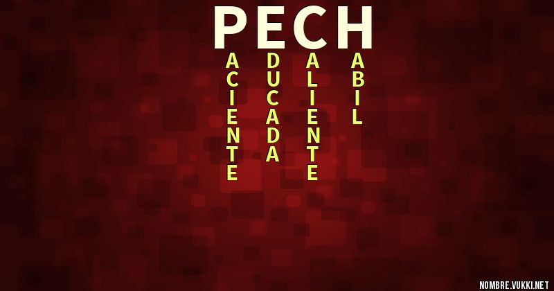 Acróstico pech