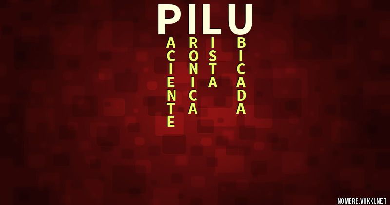 Acróstico pilu