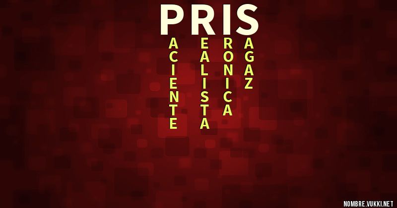Acróstico pris