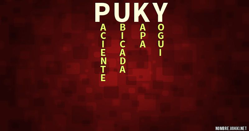 Acróstico puky