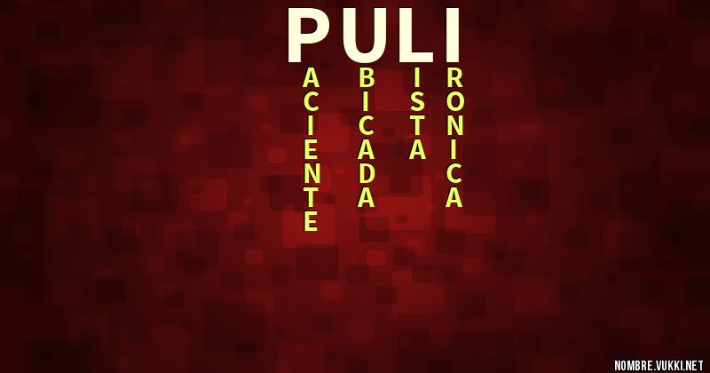 Acróstico puli