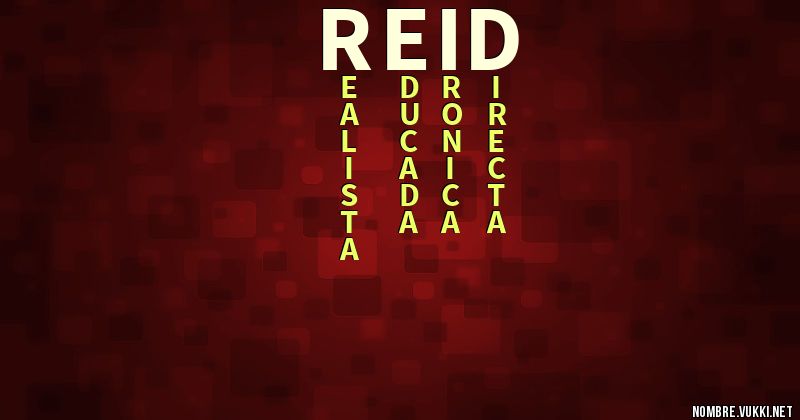 Acróstico reid