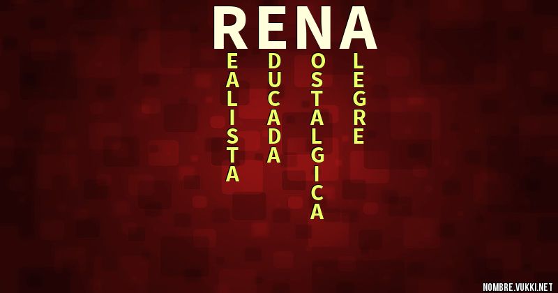 Acróstico rena