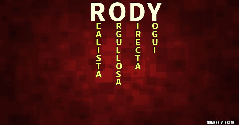 Acróstico rody