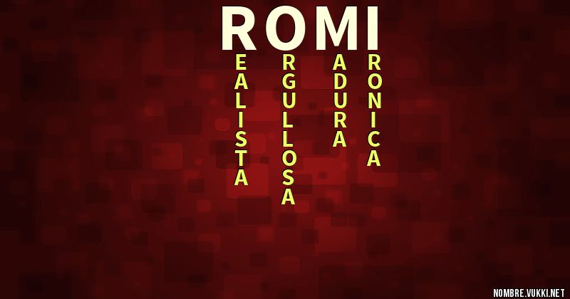 Acróstico romi