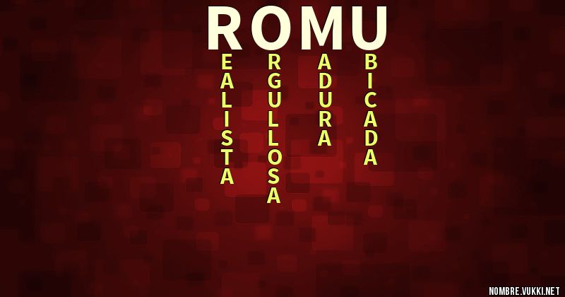 Qué significa romu