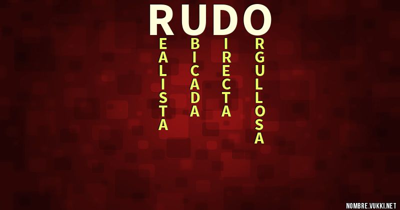 Acróstico rudo