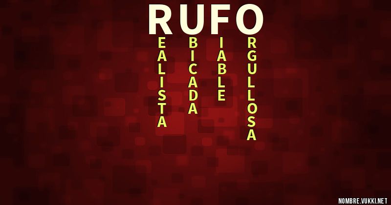 Acróstico rufo