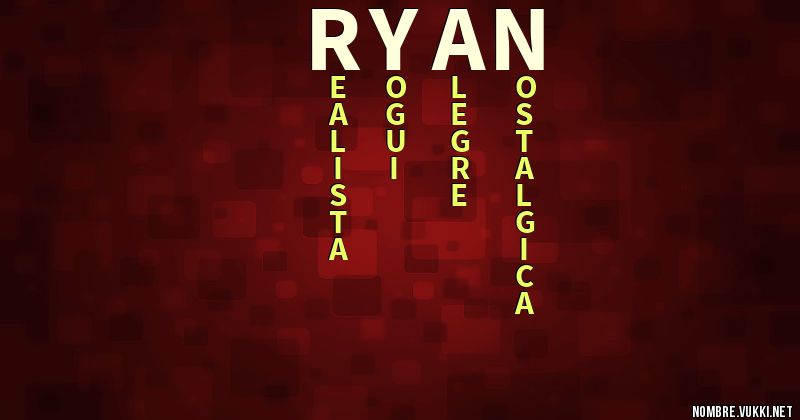 Acróstico ryan