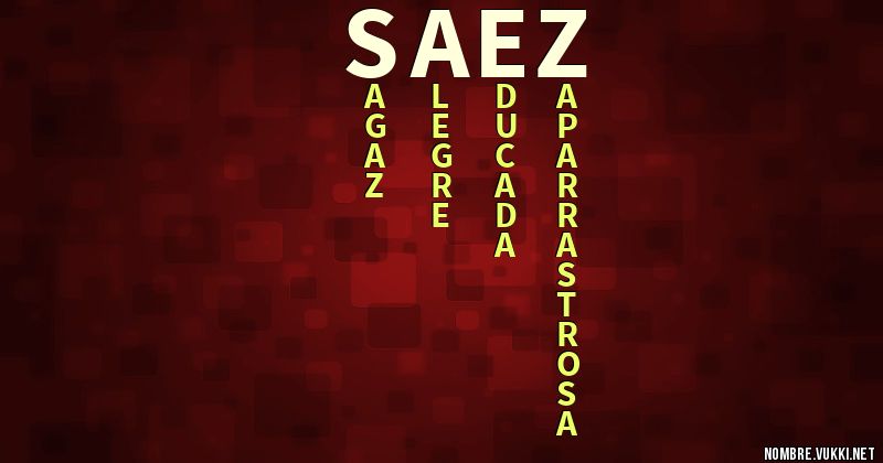 Acróstico saez