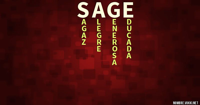 Acróstico sage