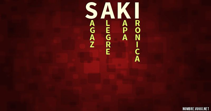 Acróstico saki