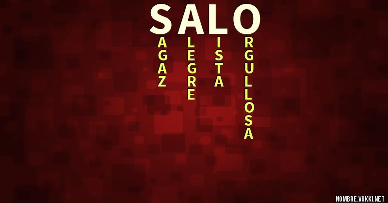 Acróstico salo