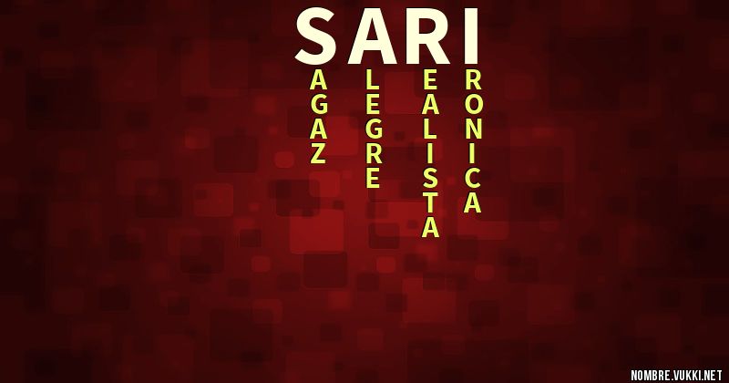 Acróstico sari